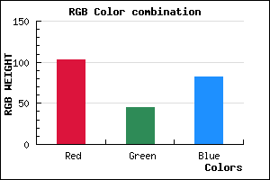 rgb background color #672D52 mixer