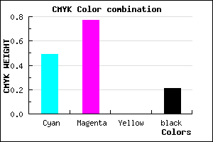#672FC9 color CMYK mixer