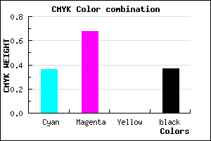 #6733A0 color CMYK mixer