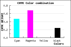 #673EC2 color CMYK mixer