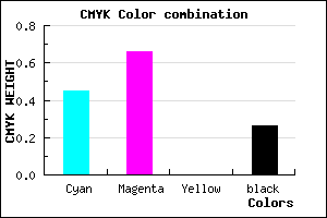 #6740BC color CMYK mixer