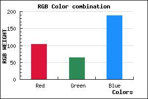 rgb background color #6740BC mixer