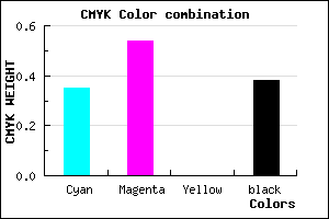 #67499F color CMYK mixer