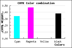 #67539D color CMYK mixer