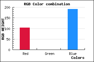 rgb background color #6800BF mixer