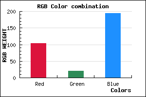 rgb background color #6814C2 mixer