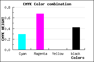 #682F93 color CMYK mixer