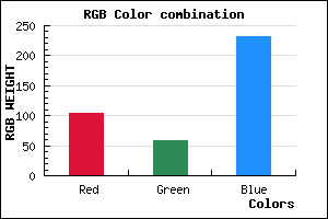 rgb background color #683AE7 mixer