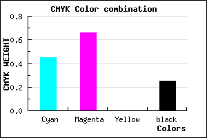 #6841BE color CMYK mixer