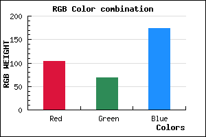 rgb background color #6845AE mixer