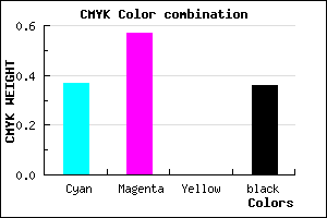 #6846A4 color CMYK mixer