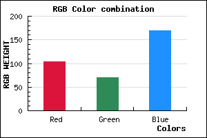 rgb background color #6846AA mixer