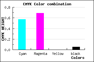 #684BF3 color CMYK mixer