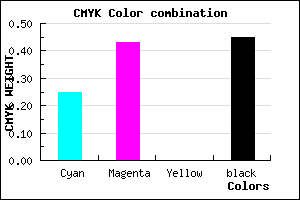 #684F8B color CMYK mixer