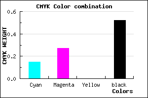 #685A7B color CMYK mixer