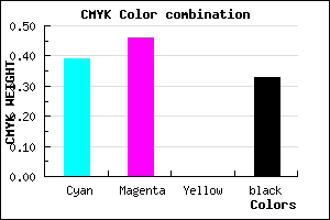 #685CAA color CMYK mixer