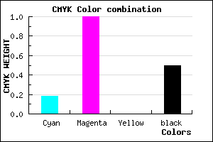 #690080 color CMYK mixer