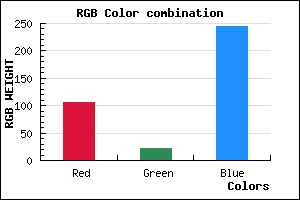 rgb background color #6916F4 mixer