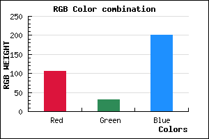 rgb background color #691FC9 mixer