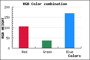 rgb background color #6924AA mixer
