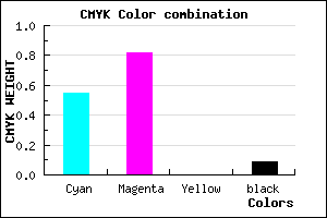#692BE9 color CMYK mixer