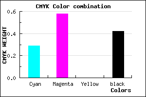 #693E94 color CMYK mixer