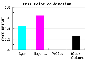 #6944BC color CMYK mixer