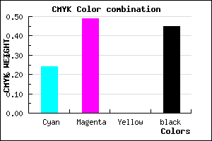#69478B color CMYK mixer