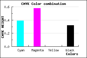 #6949AD color CMYK mixer