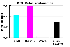 #694AB6 color CMYK mixer