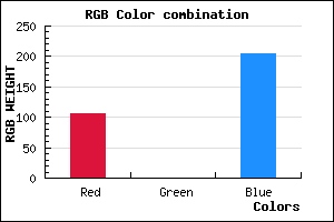 rgb background color #6A00CD mixer