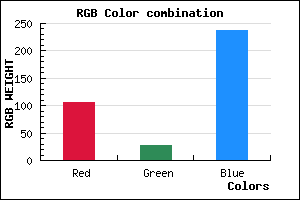 rgb background color #6A1BEE mixer