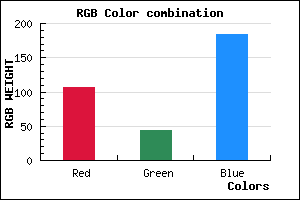 rgb background color #6A2CB8 mixer