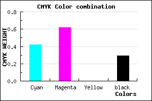 #6A46B6 color CMYK mixer