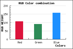 rgb background color #6A5A9D mixer