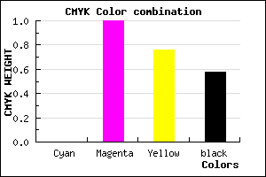 #6B001A color CMYK mixer