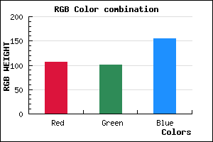 rgb background color #6B659B mixer