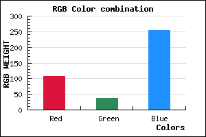 rgb background color #6B25FD mixer