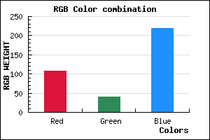 rgb background color #6B28DB mixer