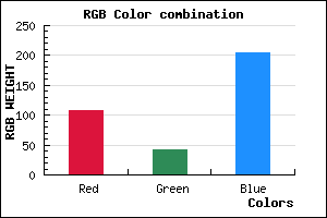 rgb background color #6B2ACC mixer