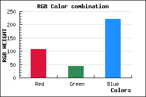 rgb background color #6B2CDD mixer