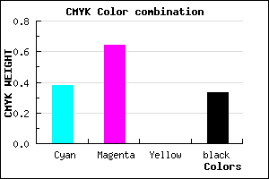 #6B3EAC color CMYK mixer