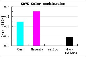 #6B3FD3 color CMYK mixer