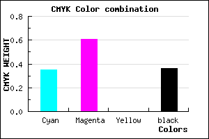 #6B40A4 color CMYK mixer