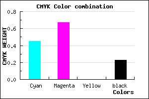 #6B41C4 color CMYK mixer