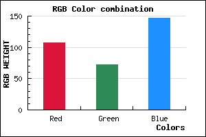 rgb background color #6B4893 mixer