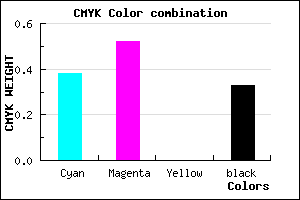 #6B53AC color CMYK mixer