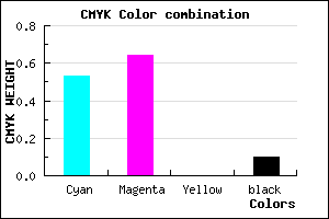 #6B53E5 color CMYK mixer