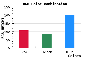 rgb background color #6B55CB mixer