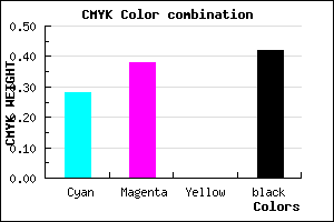 #6B5C94 color CMYK mixer